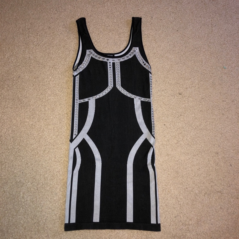 Bebe Cut-Out Tank Top Bodycon Dress